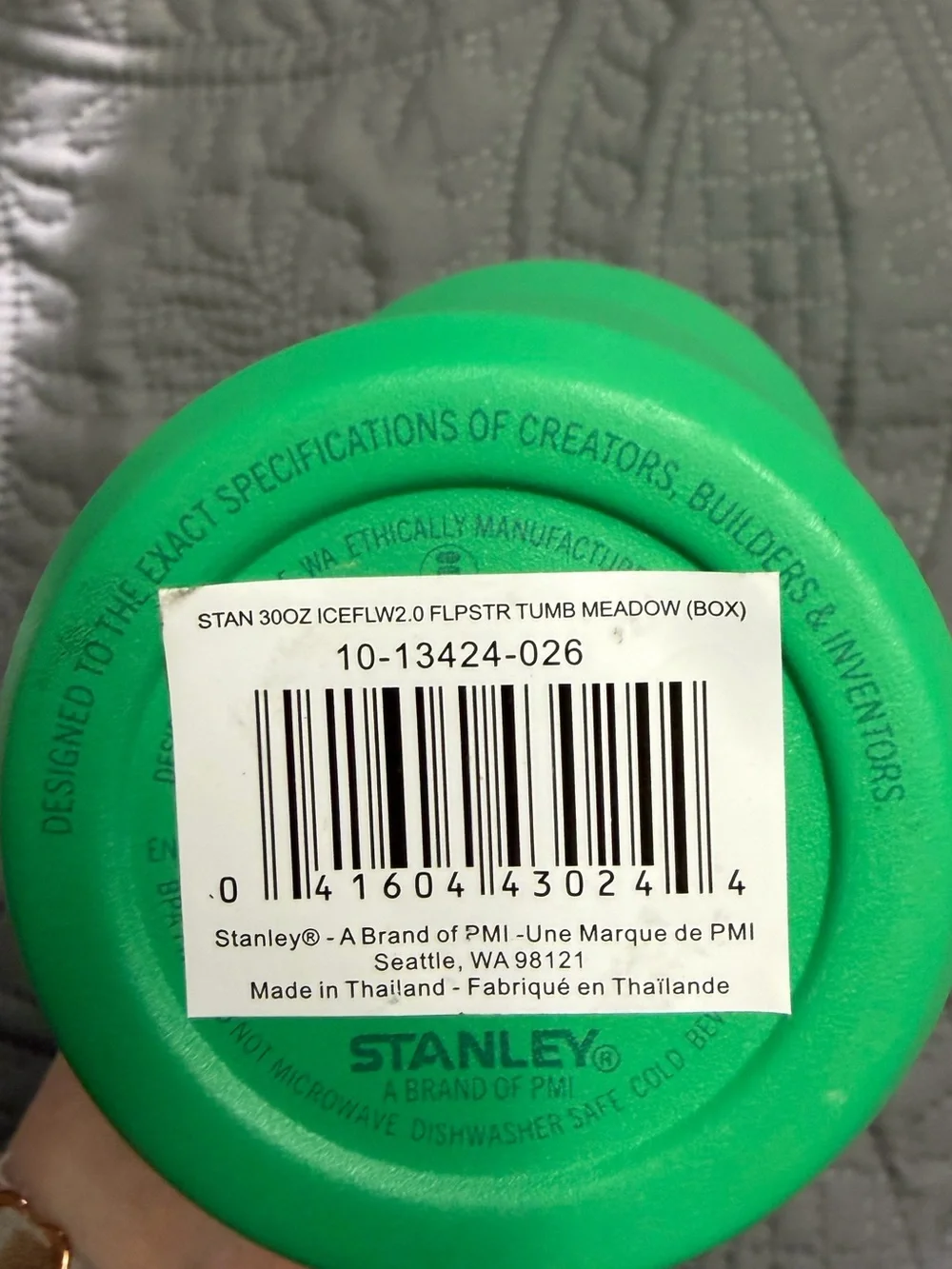 Stanley Meadow Green Insulated Tumbler - Picture 2 of 7